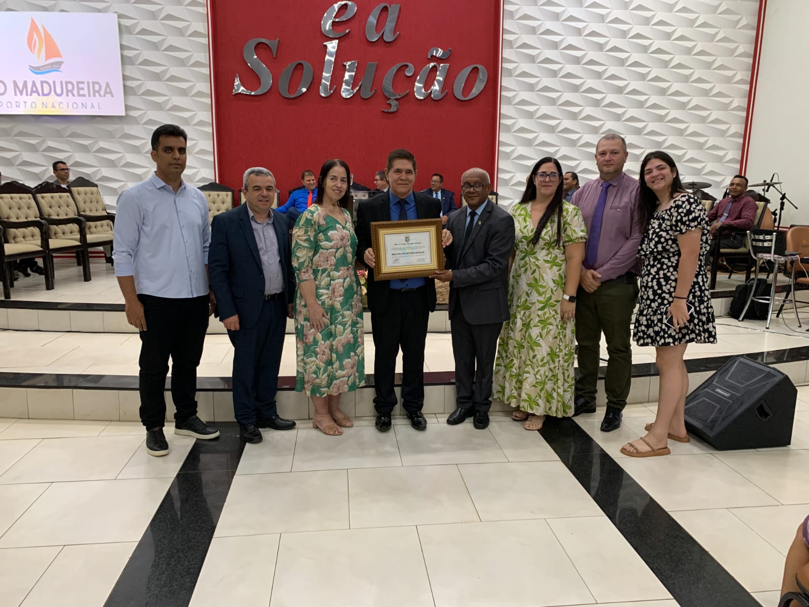 Câmara Municipal entrega título de Cidadão portuense ao Pastor  Presidente da Assembleia de Deus Madureira, Walter Luiz 