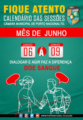 Calendário mês de Junho de 2022