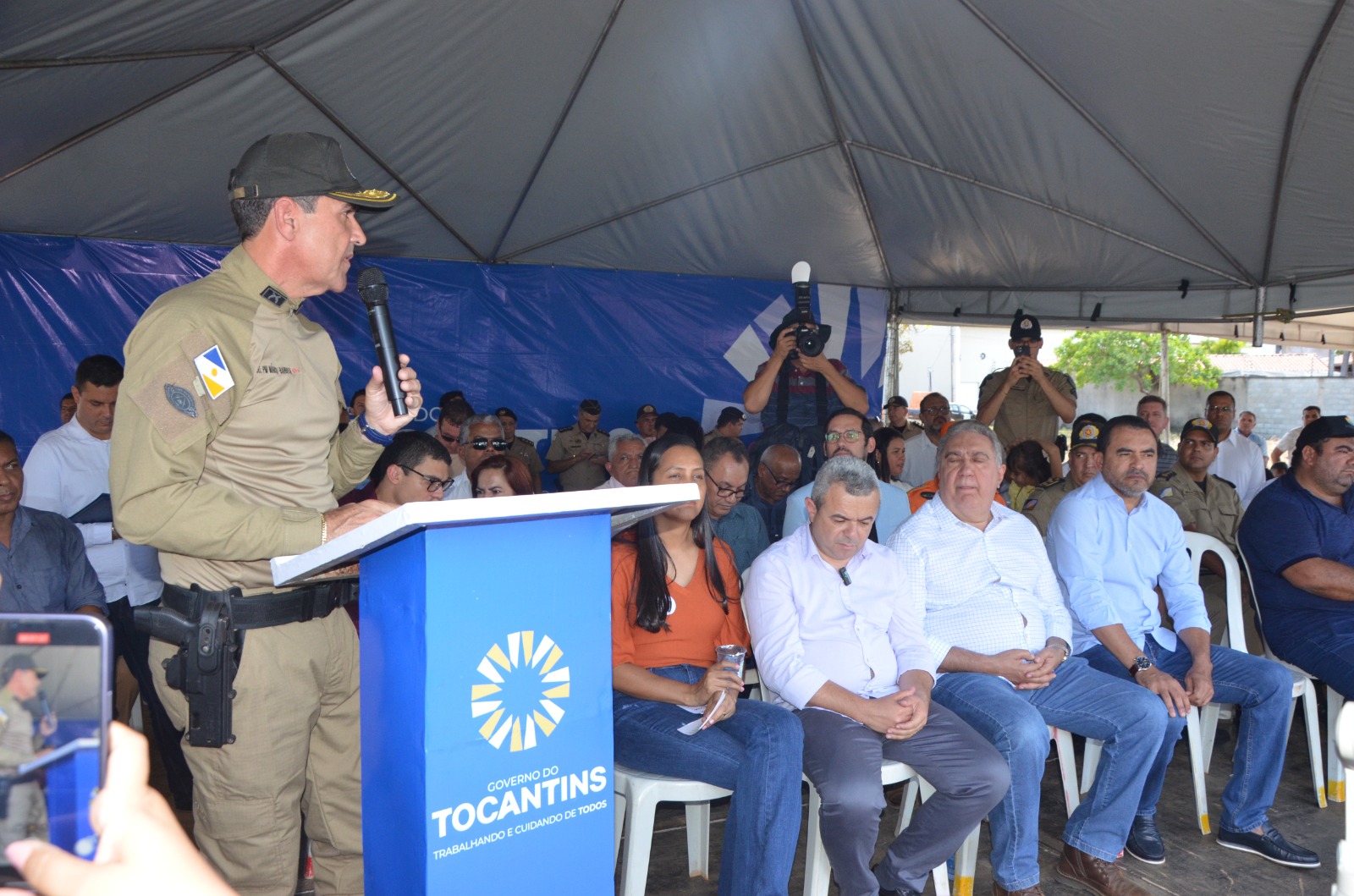 Comandante da PM, Coronel Márcio Barbosa