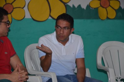 Representante da empresa BRK Ambiental, Sebastião Noleto, coordenador de operação