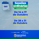 CALENDARIO DE SESSÃO OUTUBRO 