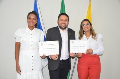 Vereador Geovane Dos Santos e homenageadas